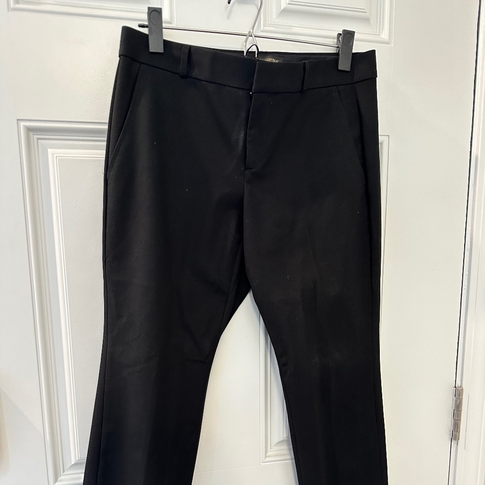 Banana Republic petite cropped black slacks